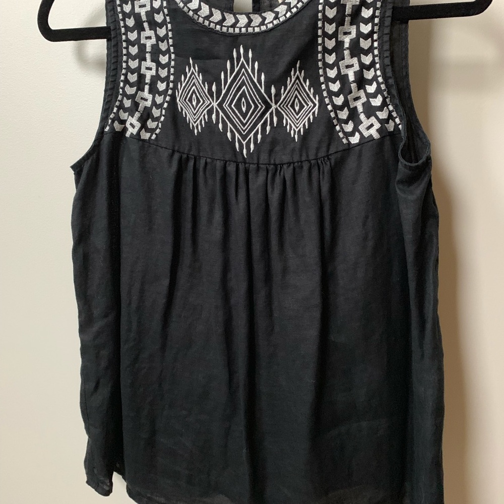 J Crew Linen Top Size 2